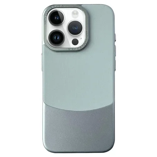 Funda para iPhone 13 Pro Max Napa Texture PC y Cuero para Teléfono (Cian)