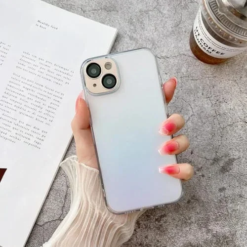 Funda para iPhone 14 Chameleon Series Acrylic + TPU Phone Case (Oro)