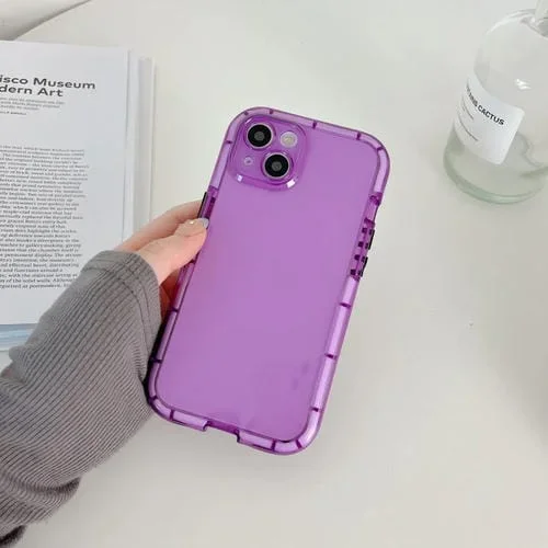 Funda para iPhone 14 Luminous TPU Phone Case (Púrpura)