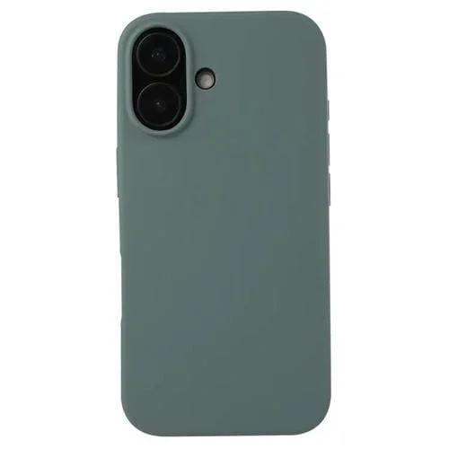 Funda para iPhone 16 Plus Silicona Líquida Protección (Verde Aguja de Pino)