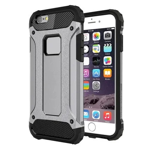 Funda para iPhone 6 y 6S Tough Armor TPU + PC (Gris)