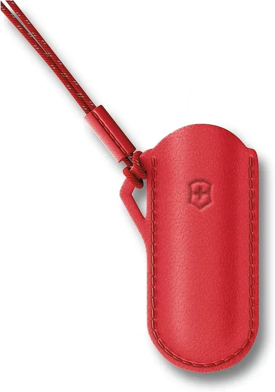 Funda para navaja Victorinox Pouch Leather, protección segura, cuero resistente, diseño compacto y duradero, cierre tipo cordón, color Style Icon