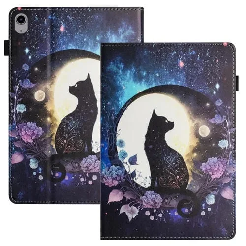 Funda para Tablet iPad Mini 6 (2021) Smart Leather Case Coser Litchi Texture (Gato)