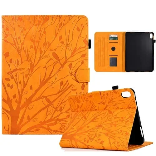 Funda para Tableta Fortune Tree para iPad 10.9 2022 con Función de Despertador y Suspensión (Caqui)