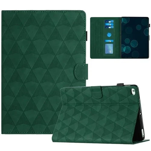 Funda para Tableta iPad Mini 5/4/3/2/1 Cuero Textura de Diamante (Verde)