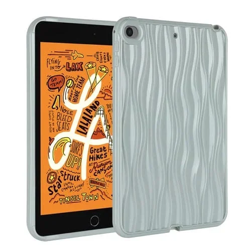Funda para Tableta iPad Mini 5/4/3/2/1 Jelly Color Water Ripple TPU (Gris)