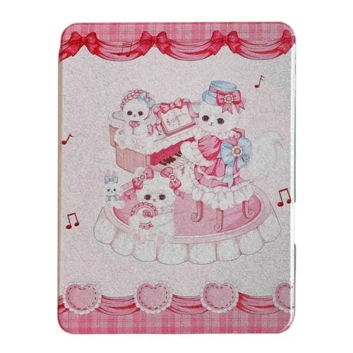 Funda para Tableta iPad Pro 12.9 2022/2021/2020 Cuero Dividido Magnético Pintado (Bichon Frise)