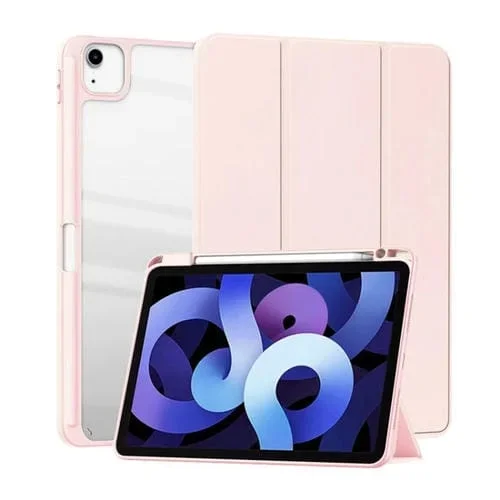 Funda para Tableta Zga iPad Air 10.9 2022/2020 Cuero Inteligente con Voltaje Triple (Rosa)