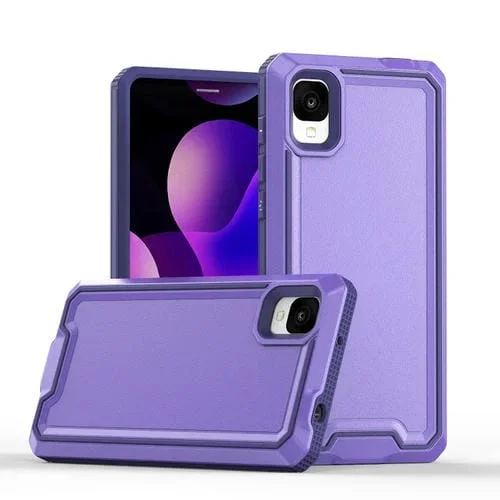 Funda para TCL Ion Z Armor Two-Color TPU + PC Phone Case (Púrpura)
