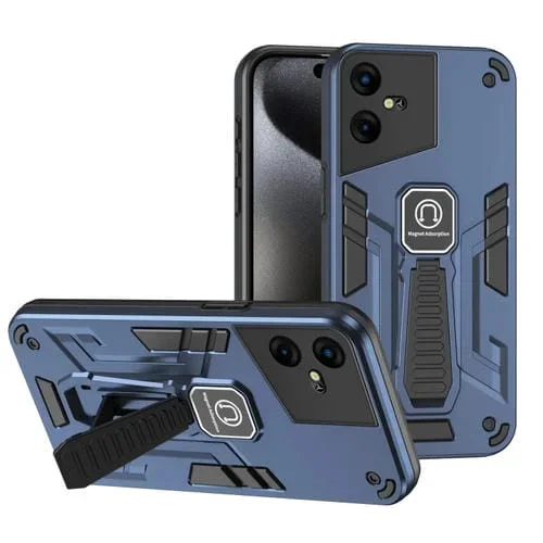 Funda para Tecno Pova Neo 3 2 en 1 con Soporte y Protección Antigolpes (Azul)