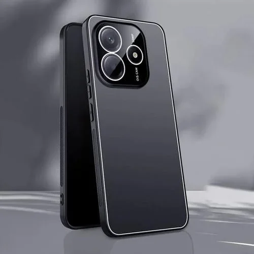 Funda para Teléfono a Prueba de Explosiones de Metal de Aluminio Helado para Redmi Note 14 5G (Negro)