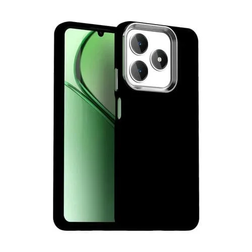 Funda para Teléfono a Prueba de Golpes para la Serie Colorida Realme C61 (Negra)