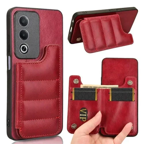 Funda para Teléfono con Diseño de Vaca de la India para Oppo A3 Pro (Roja)