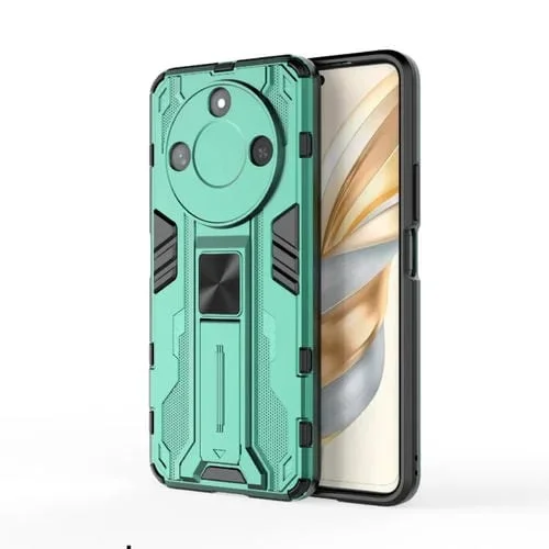 Funda para Teléfono Honor X60 5G con Soporte PC y TPU Supersonic (Verde)
