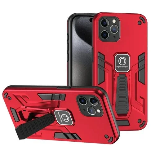 Funda para Teléfono iPhone 11 Pro 2 en 1 con Soporte a Prueba de Golpes (Rojo)