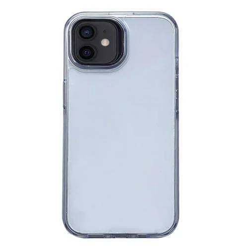 Funda para Teléfono iPhone 12 2 En 1 TPU + PC (Transparente)