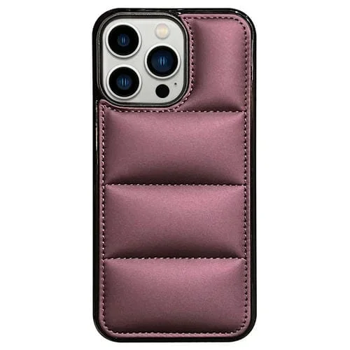 Funda para Teléfono iPhone 12 Pro con Airbag de Edredón Big Hole (Rojo Vino)
