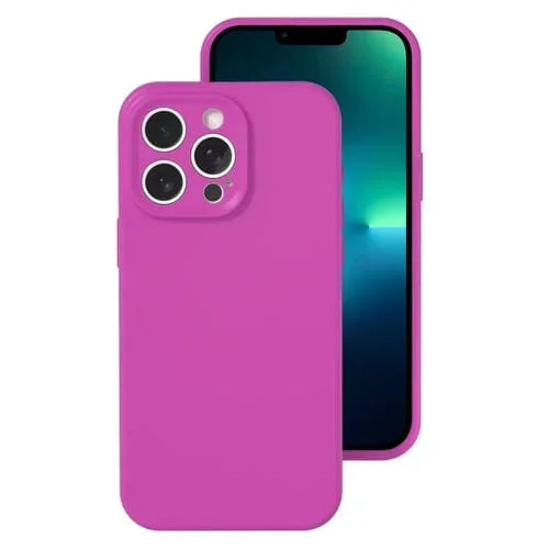 Funda para Teléfono iPhone 13 Pro Cobertura Total Silicona Líquida Gelatina (Fruta del Dragón)