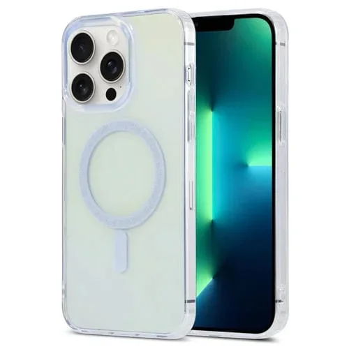 Funda para Teléfono iPhone 13 Pro Magic Diamond Blu-Ray Magsafe (Blanco)