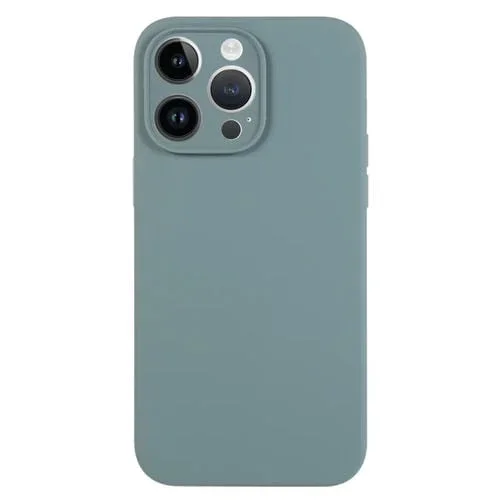 Funda para Teléfono iPhone 13 Pro Silicona Líquida Poro Fino (Verde Aguja de Pino)