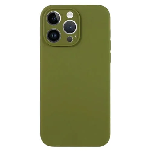 Funda para Teléfono iPhone 13 Pro Silicona Líquida Poro Fino (Verde Bosque de Pino)