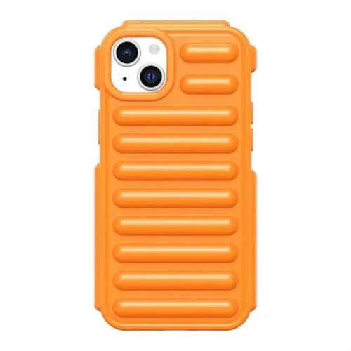Funda para Teléfono iPhone 14 Capsule Series TPU Función Protección (Naranja)