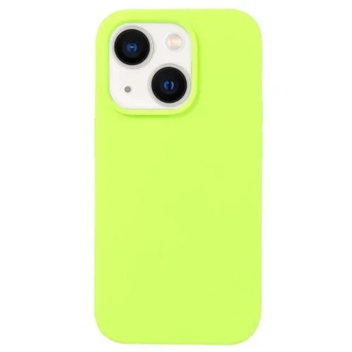Funda para Teléfono iPhone 14 Plus Silicona Líquida (Verde Brillante)