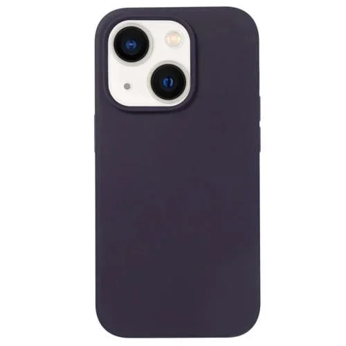 Funda para Teléfono iPhone 14 Silicona Líquida (Morado Baya)