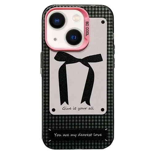 Funda para Teléfono iPhone 15 PC Sweet Cool Bow (Pajarita)
