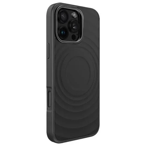 Funda para Teléfono iPhone 16 Pro Silicona Líquida Titanio Magsafe (Negra)