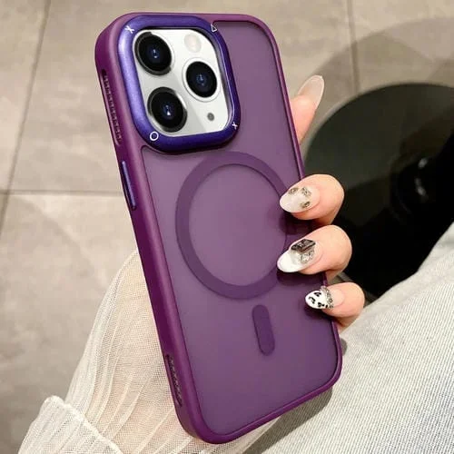 Funda para Teléfono Magsafe iPhone 11 Pro Max a Prueba de Golpes con Disipación de Calor (Morado)