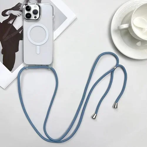 Funda para Teléfono + Magsafe Magnetic PC para iPhone 12 Pro Max (Gris Azul)