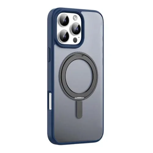 Funda para Teléfono Mutural Armor con Soporte Magnético Magsafe para iPhone 16 Pro Max (Azul)