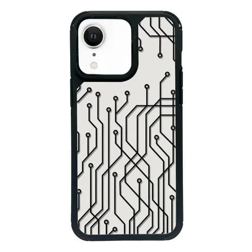 Funda para Teléfono PC iPhone Xr Cobertura Total (Geométrico)