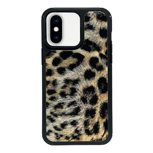 Funda para Teléfono PC iPhone Xs Max Cobertura Total (Patrón de Leopardo C)