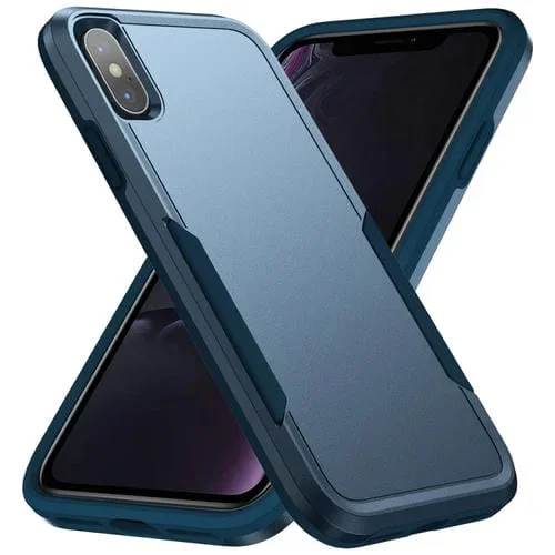 Funda para Teléfono Pioneer Armor Heavy Duty para iPhone X / Xs a Prueba de Golpes (Azul)