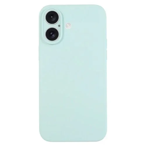 Funda para Teléfono Silicona Líquida iPhone 16 Plus Protección (Turquesa)