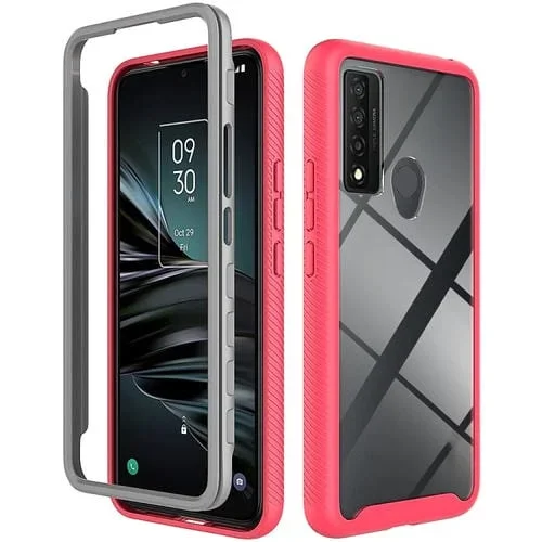 Funda para Teléfono TCL 20 Xe Starry Sky TPU Transparente a Prueba de Golpes (Rosa)