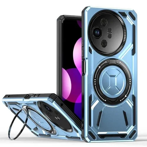 Funda para Teléfono TCL 50 Xl 5G Armor Ii Series con Soporte Giratorio 360 (Azul Claro)