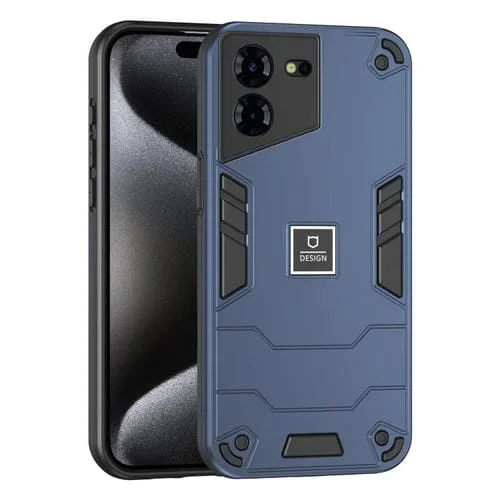Funda para Teléfono Tecno Pova 5 Pro 2 En 1 a Prueba de Golpes (Azul)
