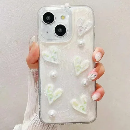 Funda para Teléfono TPU Decoden iPhone 14 Plus Cream Gum (Amor)
