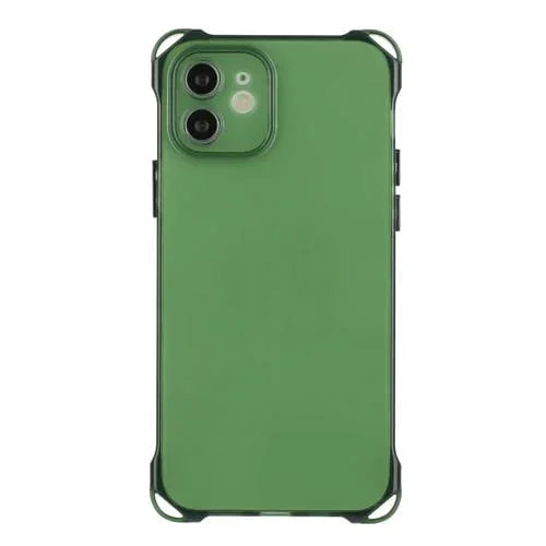 Funda para Teléfono TPU para iPhone 11 a Prueba de Golpes Cuatro Esquinas (Verde)