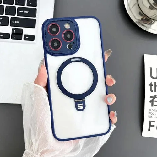 Funda para Teléfono Yashi Magsafe para iPhone 13 Pro Max con Soporte Magnético (Azul)