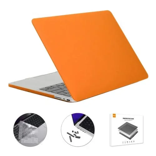 Funda Protectora 3 En 1 Enkay Hat-Prince para MacBook Pro 16.2 A2485 2021 A2880 2023 (Naranja)