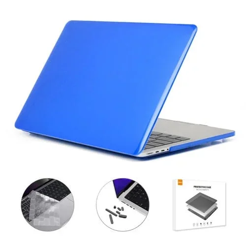 Funda Protectora 3 En 1 Enkay Hat-Prince para MacBook Pro 16.2 Inch A2485 (2021) (Azul Oscuro)