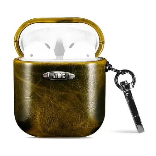 Funda Protectora Cuero Cera con Hebilla Colgón para Aeronaves 1/2 (Amarillo)