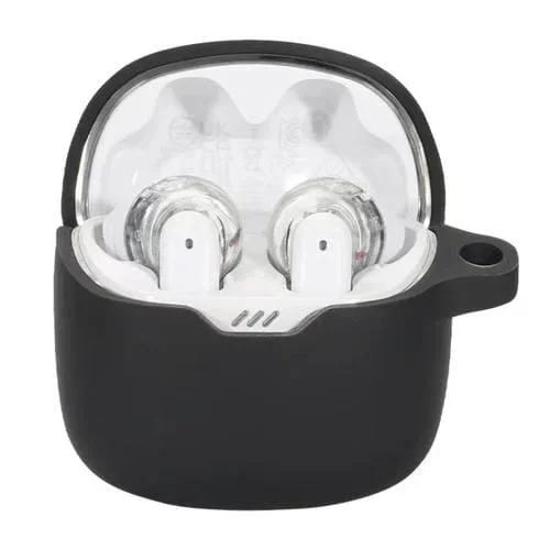 Funda Protectora de Silicona para Auriculares JBL Tune Flex (Negro)