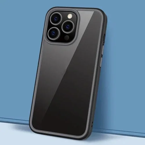Funda protectora iPhone 13 Pro Gorgeous Color Series PC + TPU a prueba de golpes (Negro)