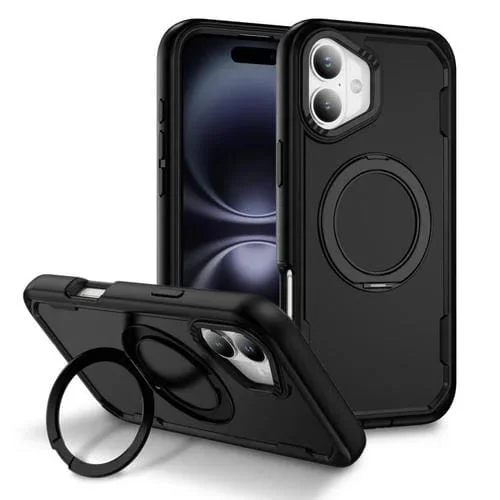Funda protectora MagSafe para iPhone 16 (negra)