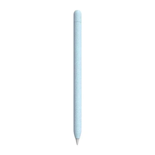 Funda Protectora Para Apple Pencil 1 Love Mei Silicona Textura Cuero Esmerilado (Azul)